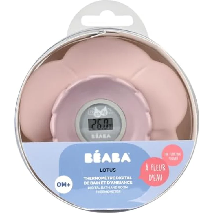 BEABA Multifunktions-Digitalthermometer Lotus, altrosa – Bild 6
