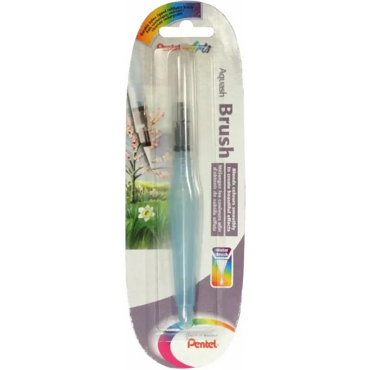 PENTEL Aquash Brush, Malpinsel mit mittlerer Spitze im Blisterformat