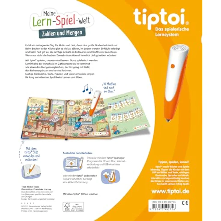 Ravensburger - tiptoi Zahlen und Mengen – Bild 2