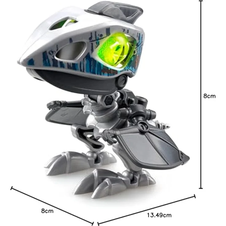 Silverlit YCOO Biopod Battle Duo Pack, Elektronische Dinosaurier-Kreatur zum Bauen mit Sound- und LED-Lichteffekten, 4 Kreaturen, inkl. Batterien, Spielzeug für Kinder ab 5 Jahren – Bild 2