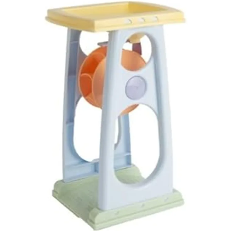 dantoy Pastel Sandmühle H: 30 cm, umweltfreundliches Sandspielzeug aus recycelten Materialien, geeignet für Kinder ab 2 Jahren