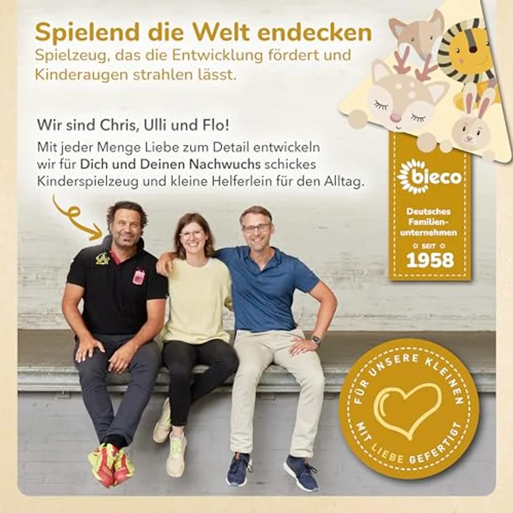 Bieco Veloursball Ella mit Rassel, Ø 10 cm, kuscheliger Plüschball in dreamy rose/sand Mix, fördert Motorik und Krabbeln – Bild 7