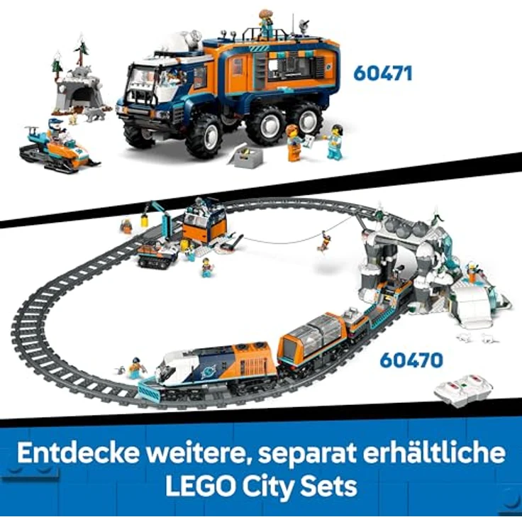 LEGO City 60469 Hauptbahnhof Bausatz, 752 Teile mit Uhrenturm, Café, Aufzug und 6 Mini-Figuren, Mehrfarbig – Bild 7