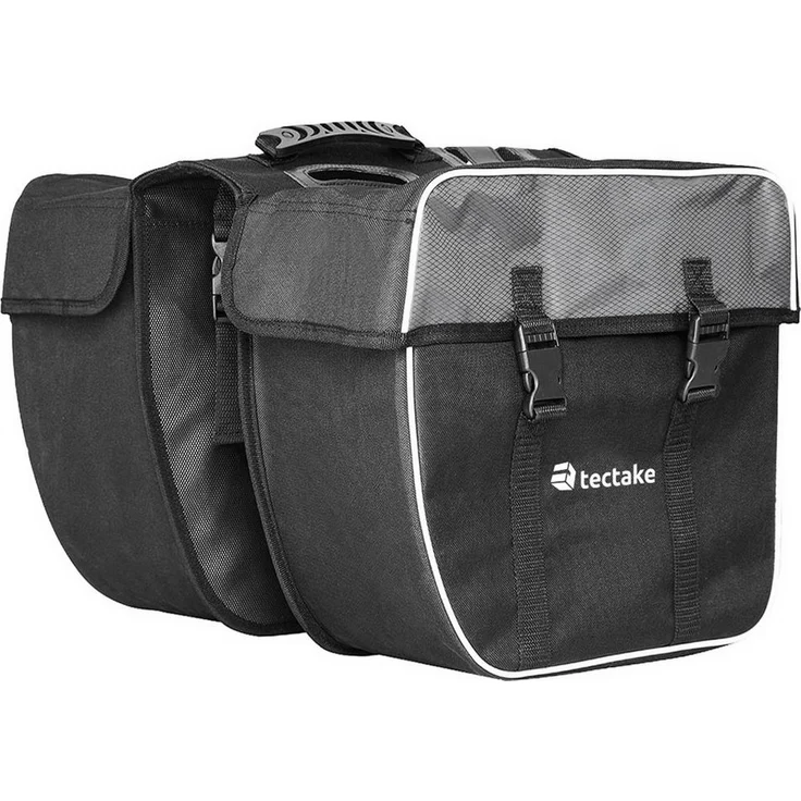 tectake Fahrradtasche Fahrradtasche, Leichtgewichtig, 600D Polyester, Blau