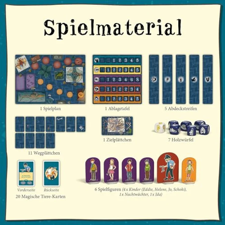 Kosmos Spiel Die Schule der magischen Tiere Zutritt verboten!, Made in Germany, Kooperatives Brettspiel für „Die Schule der magischen Tiere”-Fans, geeignet ab 6 Jahren – Bild 4