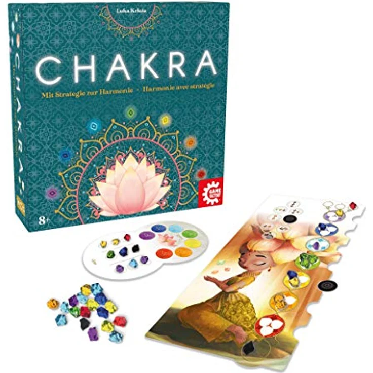Game Factory 646277 Chakra, Mit Strategie zur Harmonie, Familienspiel, Strategiespiel für Erwachsene und Kinder ab 8 Jahren (Grundspiel) – Bild 2