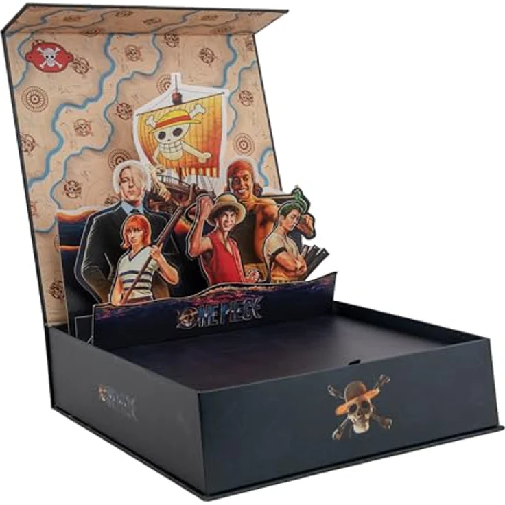 Cinereplicas One Piece Deluxe Adventskalender 2024 - Offizielle Lizenz, Pop-up Hardcover-Box, 24 einzigartige Geschenke, Originaldesign 🏴‍☠️ – Bild 5