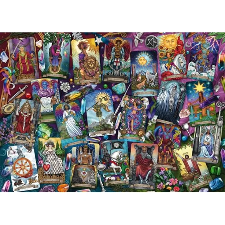 Schmidt Spiele 58629 Sommer in Cobblestone Village, 2000 Teile Puzzle mit Mattlack und Leinenstruktur, für ab 12 Jahren – Bild 1