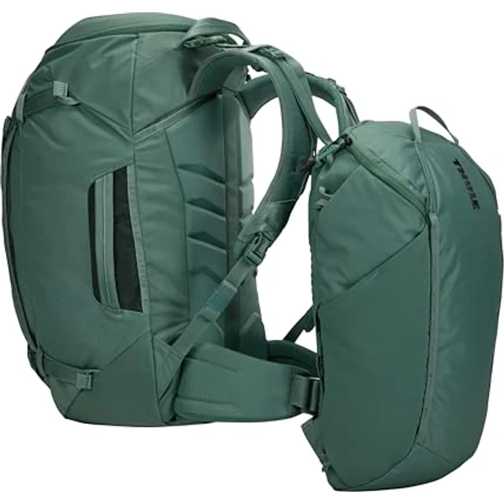 Thule Trekkingrucksack Landmark Travel 60L Women, robuster Reiserucksack aus 420D Dobby Polyester, an weibliche Anatomie angepasst – Bild 11