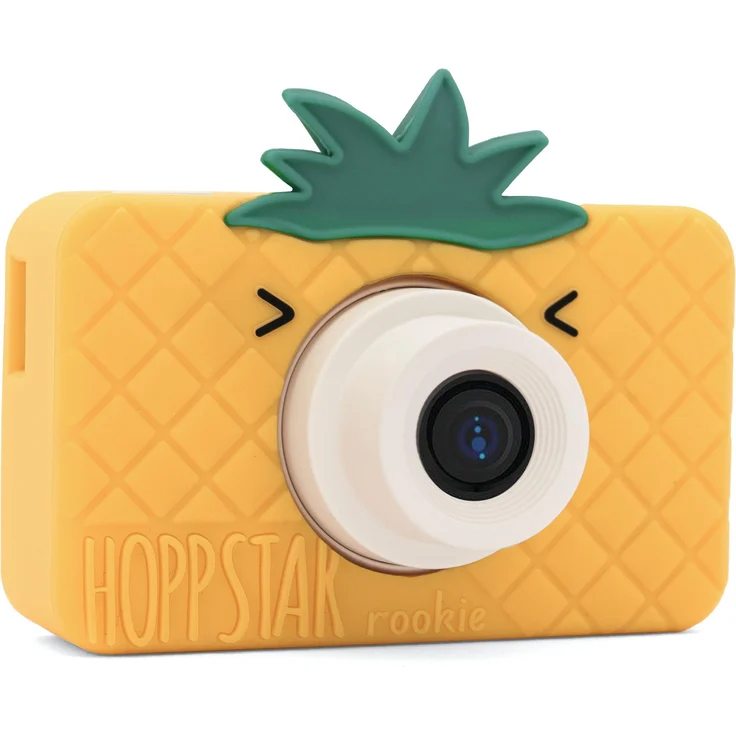 Hoppstar Rookie Kids Digital Kamera 3, Kinderkamera mit 3 MP, 16 GB Speicherkarte und silikon Hülle, pina coolada