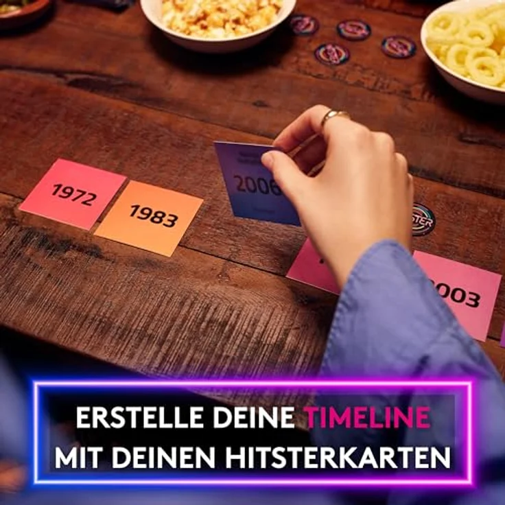 Jumbo Hitster (UK Edition), Kartenspiel für Partys mit über 300 ikonischen Hits, 16 Jahre, 30 min Spielzeit – Bild 8