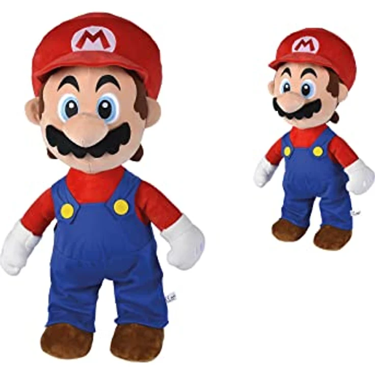 Jakks Pacific Nintendo Super Mario Plsch Mario XXL, 70 cm, Kuscheltier – Bild 3