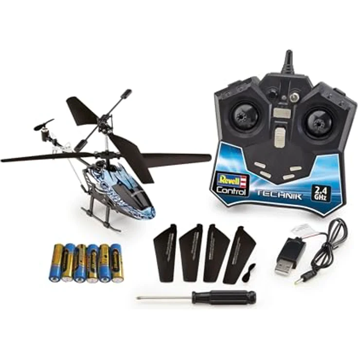 Revell Control Advent Calendar RC Helicopter, Bauspaß für die ganze Familie, speziell für Anfänger, mit leistungsstarkem LiPo-Akku – Bild 2