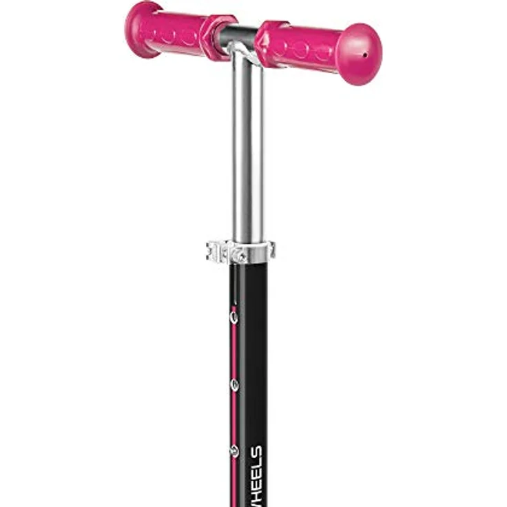 Rebel Dreirad-Roller REBEL Kids Wheels PINK, 3 Räder, Höhenverstellung, rutschfeste Plattform – Bild 2