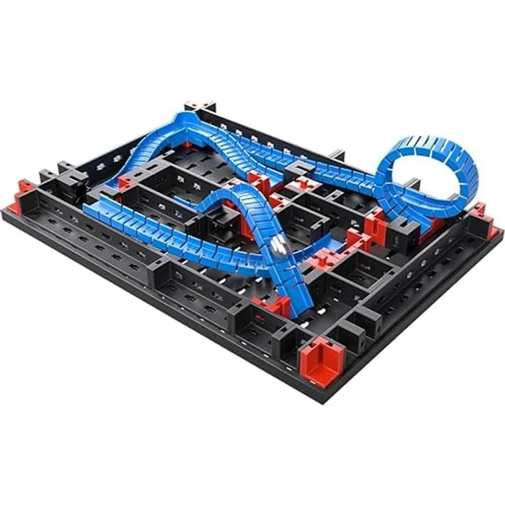 fischertechnik 569016 Advanced Labyrinth / Kugelbahn für Kinder ab 7 Jahre, Konstruktionsspielzeug mit Balance Ball, Schwarz - Preisvergleich – Bild 4