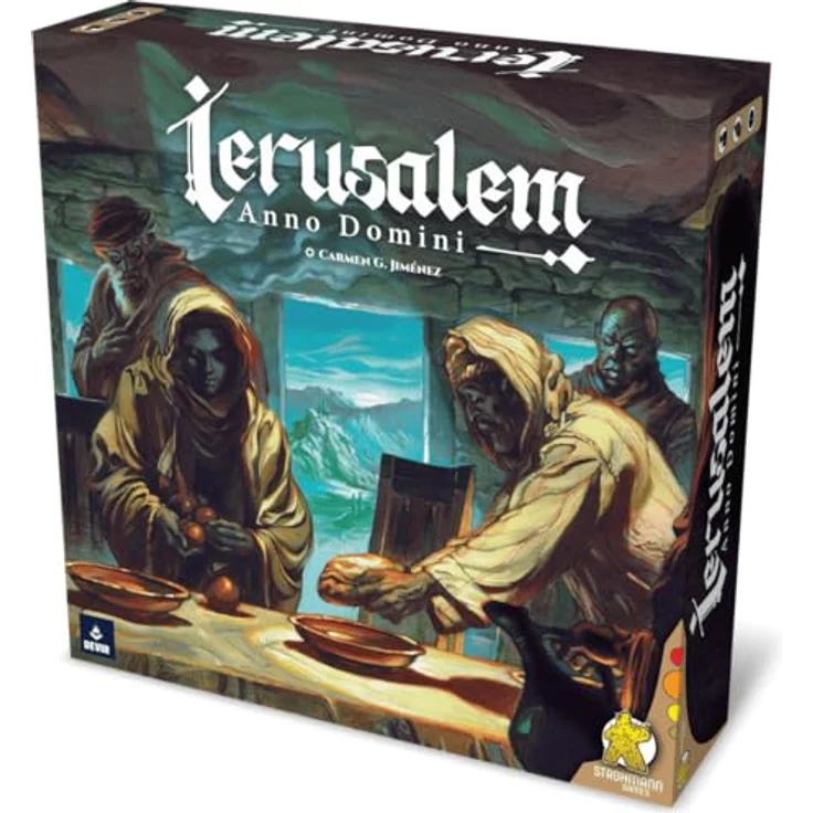 Strohmann Games Ierusalem: Anno Domini, Brettspiel über das letzte Abendmahl mit strategischem Kartenspiel-Elementen – Bild 1