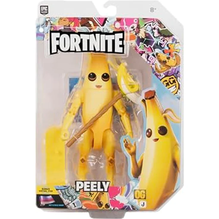 Jazwares Fortnite Peely Spielfigur 15 cm, detailreiche Sammelfigur aus dem Videospiel – Bild 2