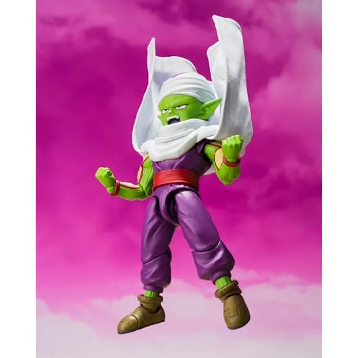 TAMASHII NATIONS Dragon Ball Daima S.H.Figuarts Actionfigur Piccolo, 9 cm groß mit Zubehör, offiziell lizenziert – Bild 4
