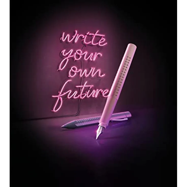 Faber-Castell Füllfederhalter Geschenkset Grip Harmony Füller M und Kuli rose shadows im Metalletui – Bild 8