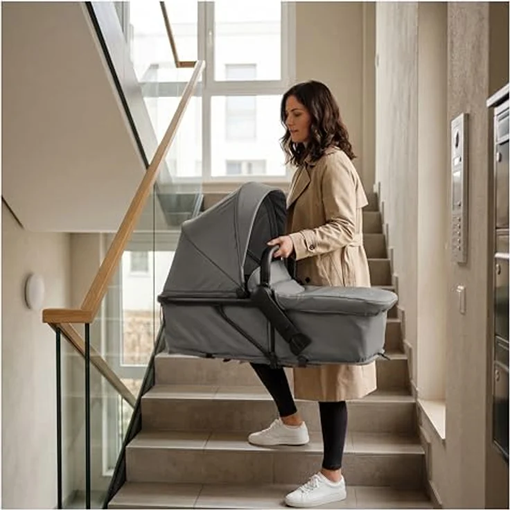 Hauck 2in1 Kinderwagen Convert N Care, ab Geburt bis 4 Jahre, Dark Grey, inkl. Matratze und Babyschalen-Adapter – Bild 12