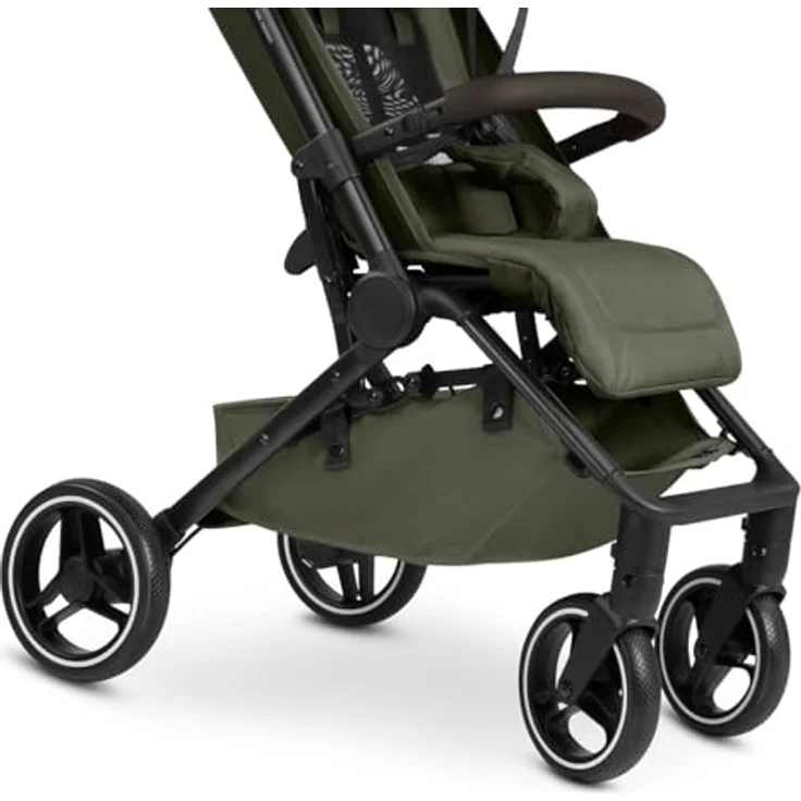 ABC Design Sportbuggy Ping 3 Trekking Reisebuggy, Leichter und kompakter Kinderwagen mit UPF 50+ Sonnendach, Avocado – Bild 5