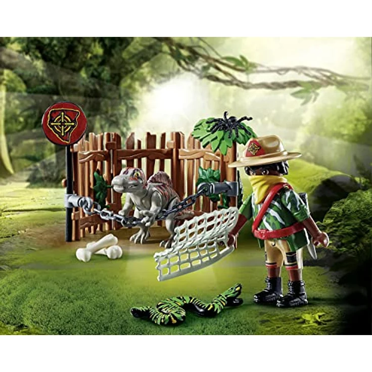PLAYMOBIL Dino Rise 71265 Spinosaurus-Baby, Dinosaurier im Käfig, Spielzeug für Kinder ab 5 Jahren – Bild 2
