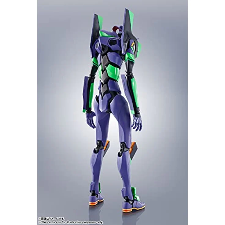 Bandai Tamashii Nations Evangelion: 3.0+1.0 Thrice Upon a Time Robot Spirits Actionfigur, Test Type-01 in Renewal Color Edition mit Cassius-Speer, ca. 17 cm – Bild 4