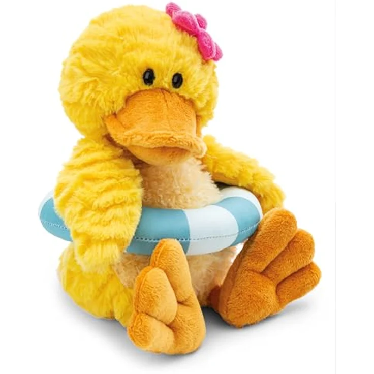 NICI Kuscheltier Ente Pooline 35cm, flauschiges Stofftier mit Schwimmreifen in Gelb, ideal zum Kuscheln und Spielen für Kinder & Erwachsene, tolle Geschenkidee - 62898 – Bild 1