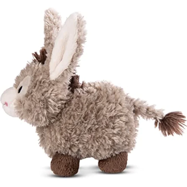 NICI 49032 Kuscheltier Esel Donkeylee 18cm grau stehend-Nachhaltiges Stofftier aus weichem Plüsch, niedliches Plüschtier zum Kuscheln und Spielen, für Kinder & Erwachsene, tolle Geschenkidee – Bild 3