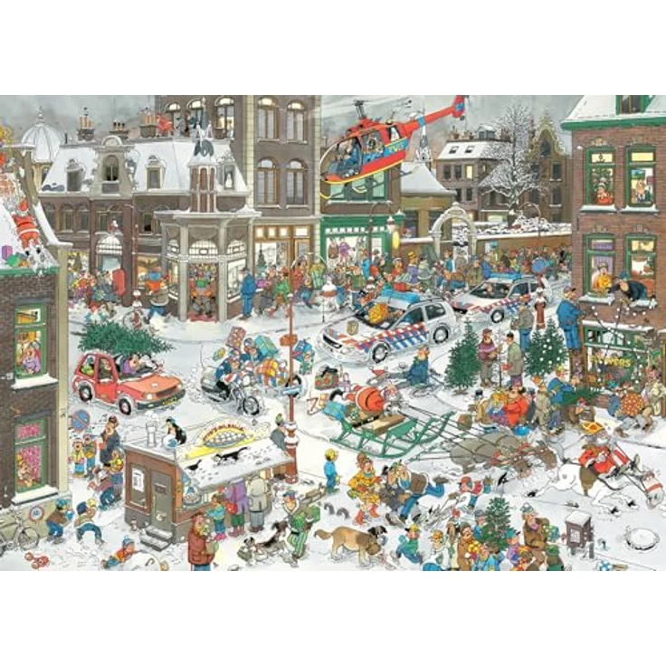 Jan van Haasteren Weihnachten 1000 Teile Puzzle für Erwachsene, umweltfreundlich aus recyceltem Karton – Bild 2