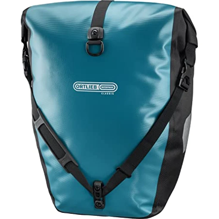Ortlieb Unisex-Adult Back-Roller Classic QL2.1 Packtaschenset Radtaschen Travel, Petrol-schwarz 2X 20 l, One Size – Bild 2