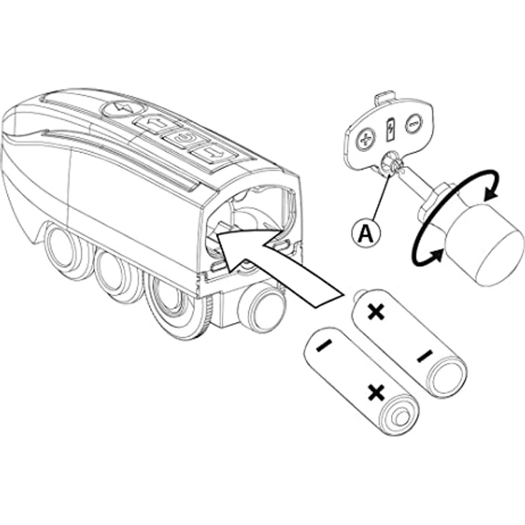36003 BRIO Turbo-Zug - Batteriebetriebener Spielzeugzug für Kinder ab 3 Jahren - Preisvergleich – Bild 6