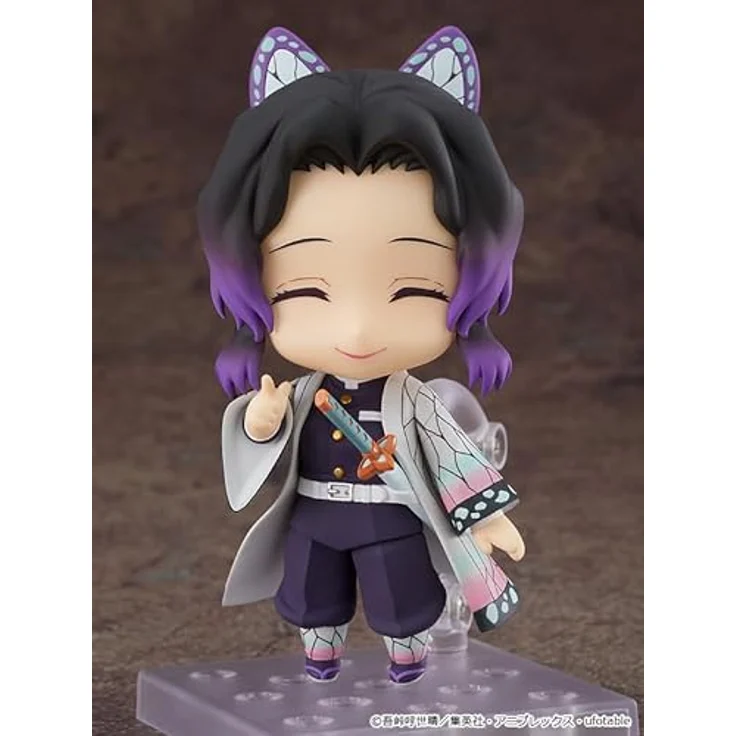 Good Smile Company Kimetsu no Yaiba: Demon Slayer Nendoroid Actionfigur Shinobu Kocho, 10 cm, detailreich mit Base – Bild 4