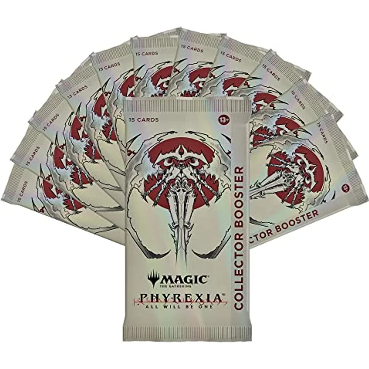 Magic The Gathering Phyrexia: All Will Be One Collector Booster Box | 12 Packs (180 Magic Cards) - Borderless & Foil Showcase Cards, Phyrexian Glory Treatment, Rare Cards & Traditional Foils in Every Pack – Bild 5