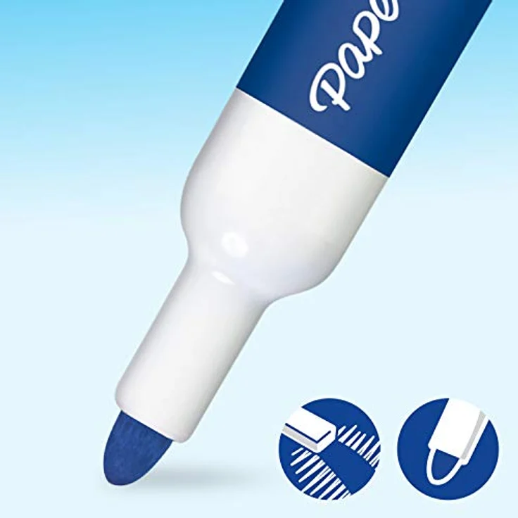 PAPER MATE | Geruchsarme Whiteboard-Marker | Patronenspitze | farblich sortiert | 4 Stück – Bild 3