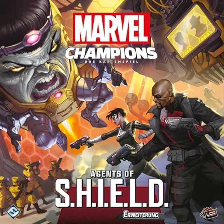 Fantasy Flight Games Marvel Champions: LCG – Agents of S.H.I.E.L.D, Kampagnen-Erweiterung für 1-4 Spieler, Expertenspiel, Deutsch, ab 12 Jahren, 30 Minuten Spielzeit je Spieler – Bild 2