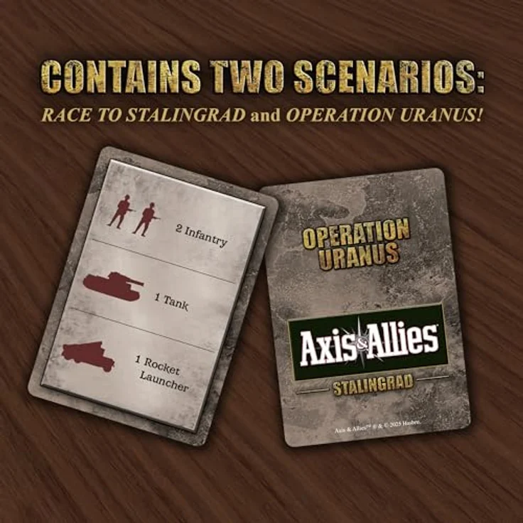 Renegade Game Studios Axis & Allies: Stalingrad – WWII Strategie Brettspiel, 2-Spieler Taktik, 150+ Miniaturen, zwei historische Szenarien, ab 14 Jahren – Bild 5
