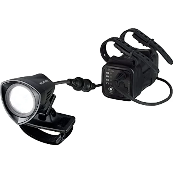 SIGMA SPORT - BUSTER 2000 HL | Leistungsstarke Helmbeleuchtung | Helmlicht 2000 Lumen | Licht für Fahrradhelm mit 7 Modi-Profilen | Sichere Befestigung am Fahrrad Helm | Farbe: Schwarz – Bild 2