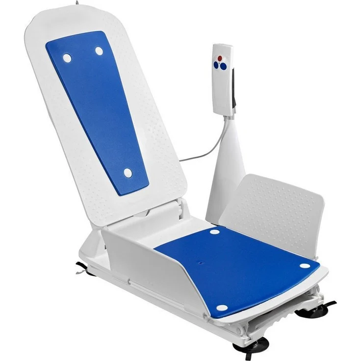 DIETZ® REHA-PRODUKTE Badewannensitz Dietz Badewannenlifter KANJO Eco, blau, belastbar bis 140 kg