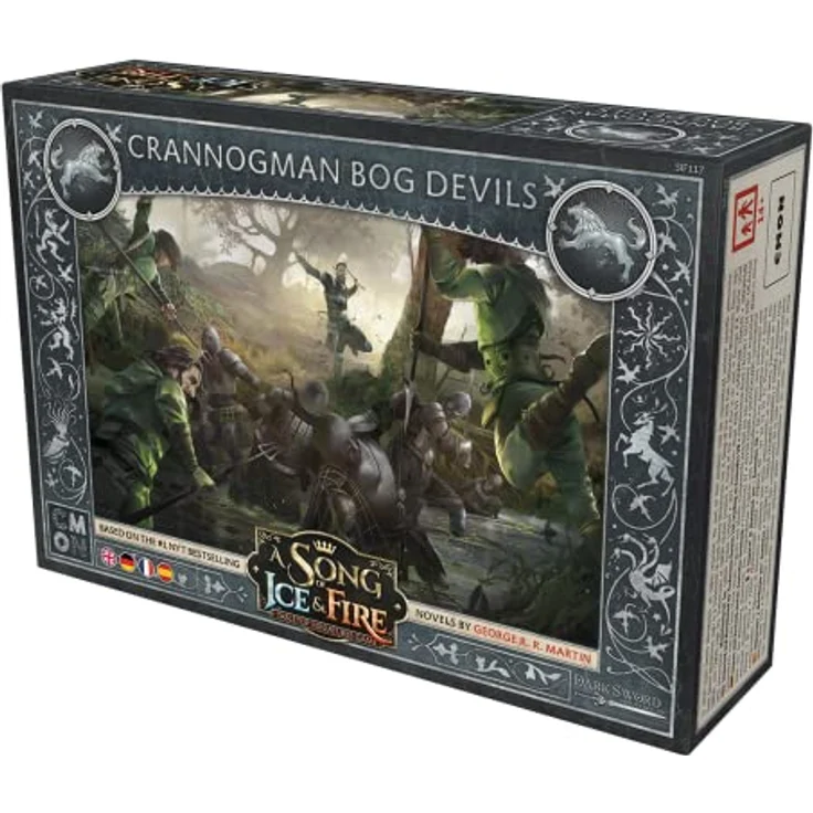 CMON A Song of Ice & Fire - Crannogmen Bog Devils, Erweiterung für Tabletop-Spiel mit 12 Miniaturen und Sonderregelkarten – Bild 9