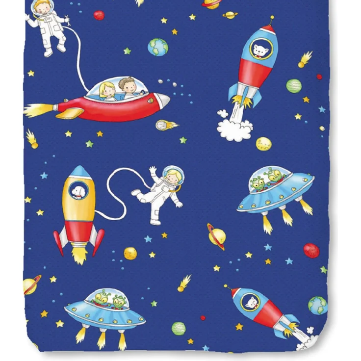 Weltraumfreunde Bettwäsche Digitaldruck ESPiCO Sleep and Dream 135 x 200 + 80 x 80 cm – Bild 3