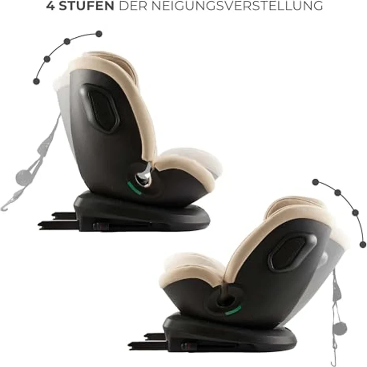 KinderKraft Xpedition 3, Reboarder nach ECE R129/i-Size Norm, bis 105 cm, 360° Drehfunktion, verbesserter Seitenschutz SPS+, schaumstoffgepolstert – Bild 6