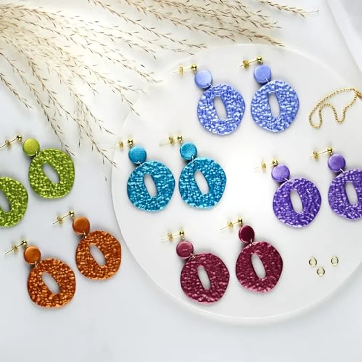 FIMO Modelliermasse Effect 8010 Metallic, 57 g - Metallic-Glanz mit mineralischen Glimmerpartikeln, für funkelnde Kunstwerke – Bild 5