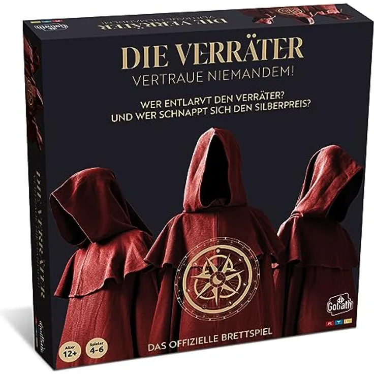 Goliath Die Verräter, Brettspiele für Kinder ab 12 Jahren, Gesellschaftsspiele für 4 – 6 Spieler