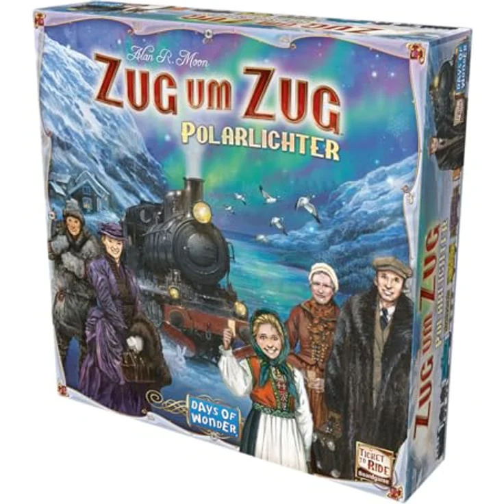 Days of Wonder Zug um Zug: Polarlichter, Familienspiel für 2-5 Spieler, ab 8 Jahren, 30-60 Minuten Spielzeit, Deutsch – Bild 3