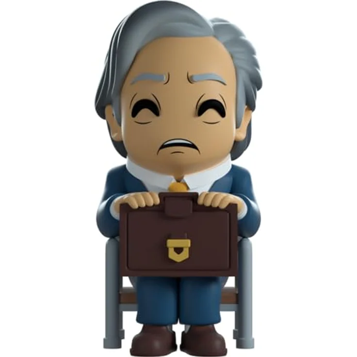 Youtooz FNAF Movie Doug 11,4 cm Vinyl-Figur, Sammlerstück aus Five Nights at Freddy's - Metall- und Holzstuhl, brauner Koffer – Bild 2