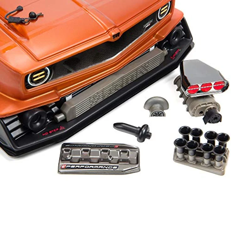 ARRMA 1/7 FELONY 6S BLX Street Bash All-Road Muscle Car RTR (betriebsbereiter Sender und Empfänger enthalten, Batterien und Ladegerät erforderlich), Orange, ARA7617V2T2 – Bild 2