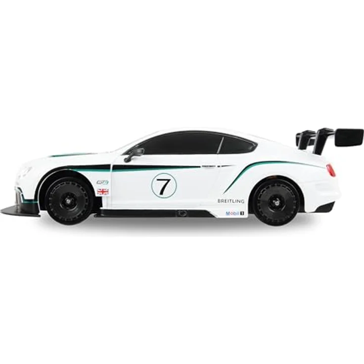 Amewi RC Drift Lizenz Bentley GT3 Continental, 1:18 Modellauto in Weiss, RTR mit LED-Beleuchtung und einstellbarer Höchstgeschwindigkeit – Bild 5