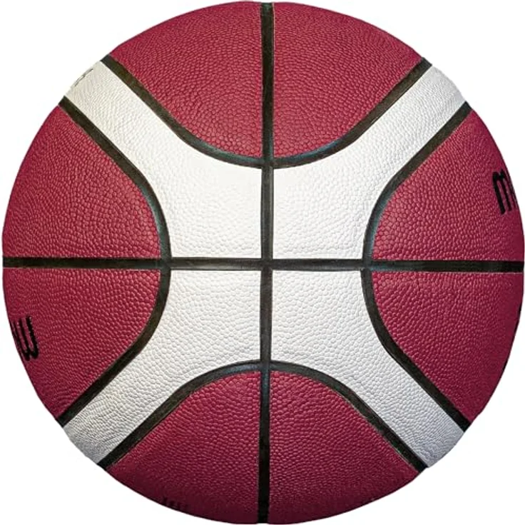 Molten B7G4550, Basketball aus Premium Synthetik-Leder mit hervorragendem Grip, FIBA-zugelassen, für Wettkämpfe und Training – Bild 4