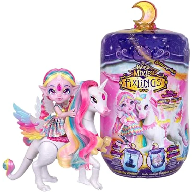 Magic Mixies Moose Toys PIXLINGS Puppe & Pegacorn Set, Sammelfiguren mit Puppen und Zubehör – Bild 1